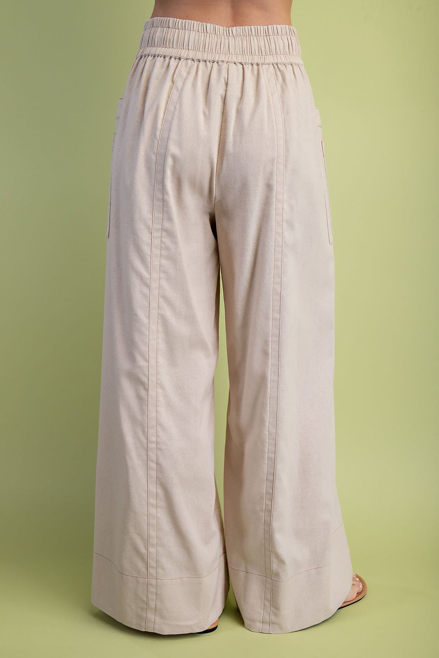 LeeAnn Linen Pants Stone
