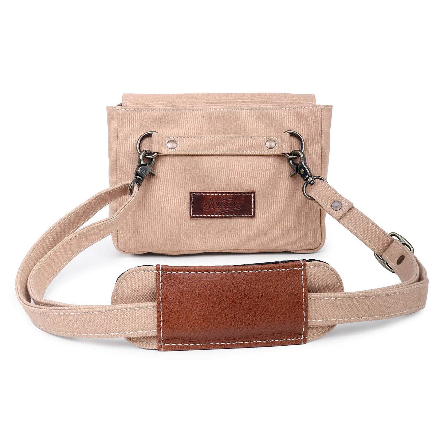 Beige Upcycled Fanny Pack