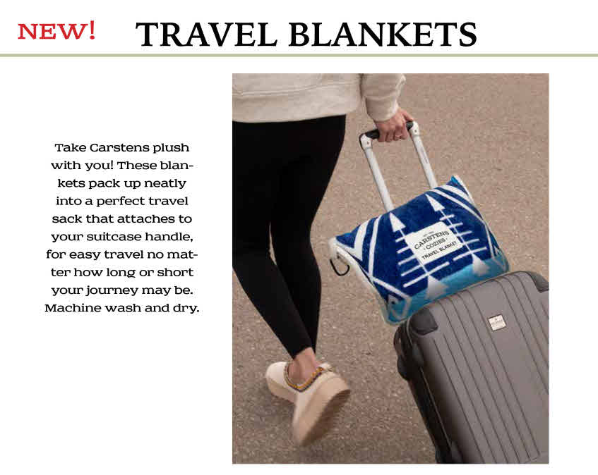 Lake House Plush Travel Blanket