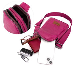 Wrangler Sling Bag Crossbody - Hot Pink