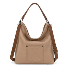Wrangler Aztec Hobo Fringe Bag Tan