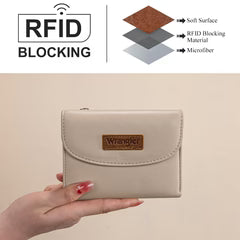 Wrangler Tri-Fold Wallet -Tan