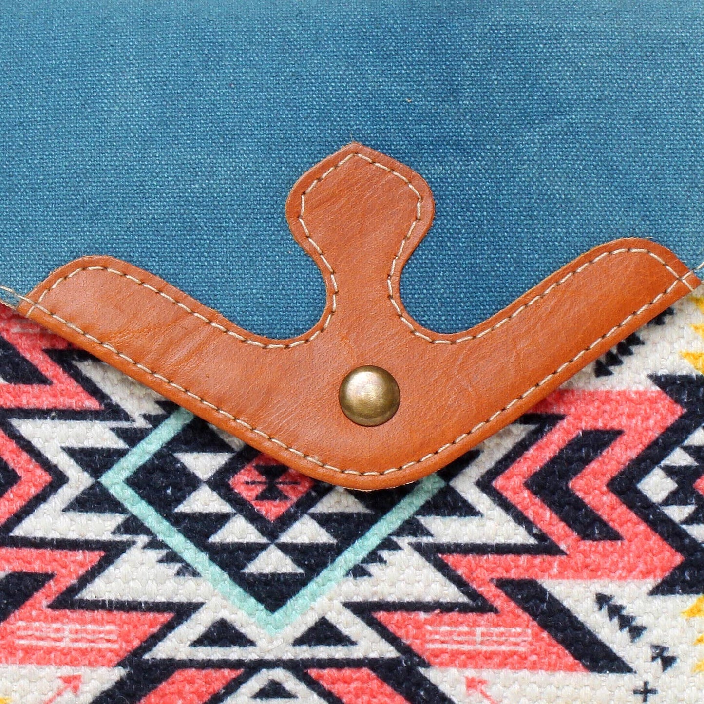 Upcycled Blue Fanny Pack