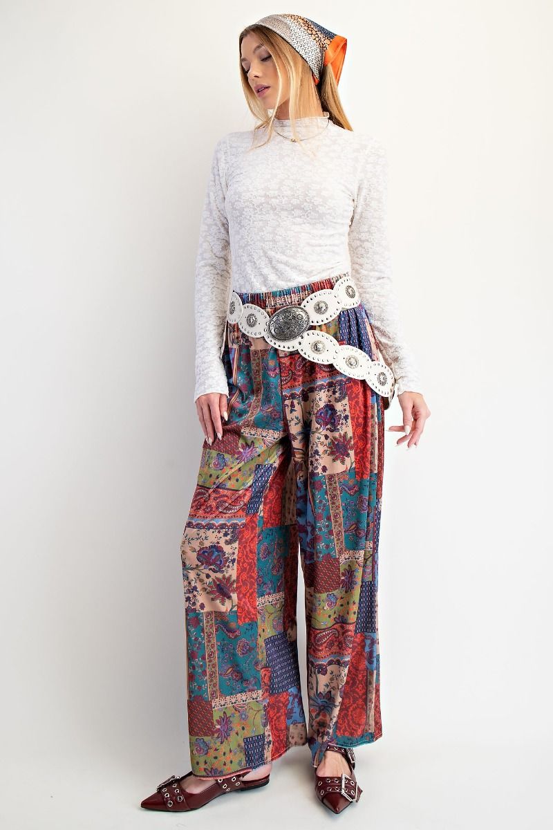 Bandy Boho Velvet Pants