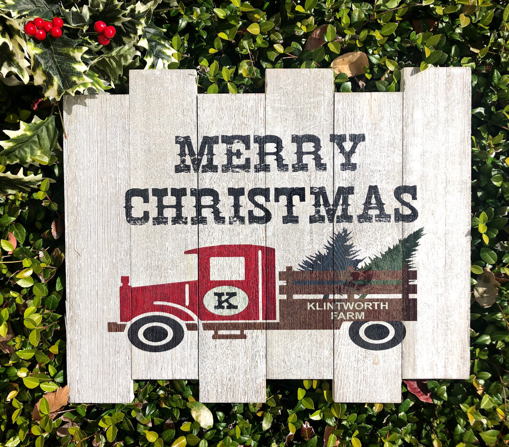 Custom UV Printed Sign - Christmas Tree Farm