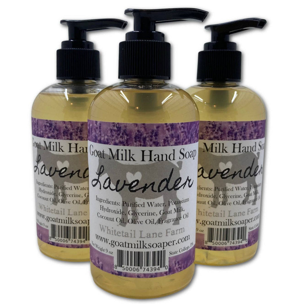 Liquid Goat Milk Hand Soap -  Lavender