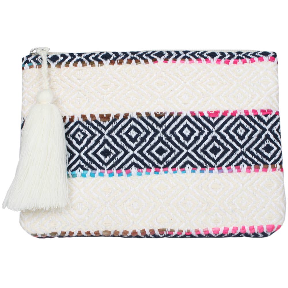Tasseled Pocketbook or Clutch Purse