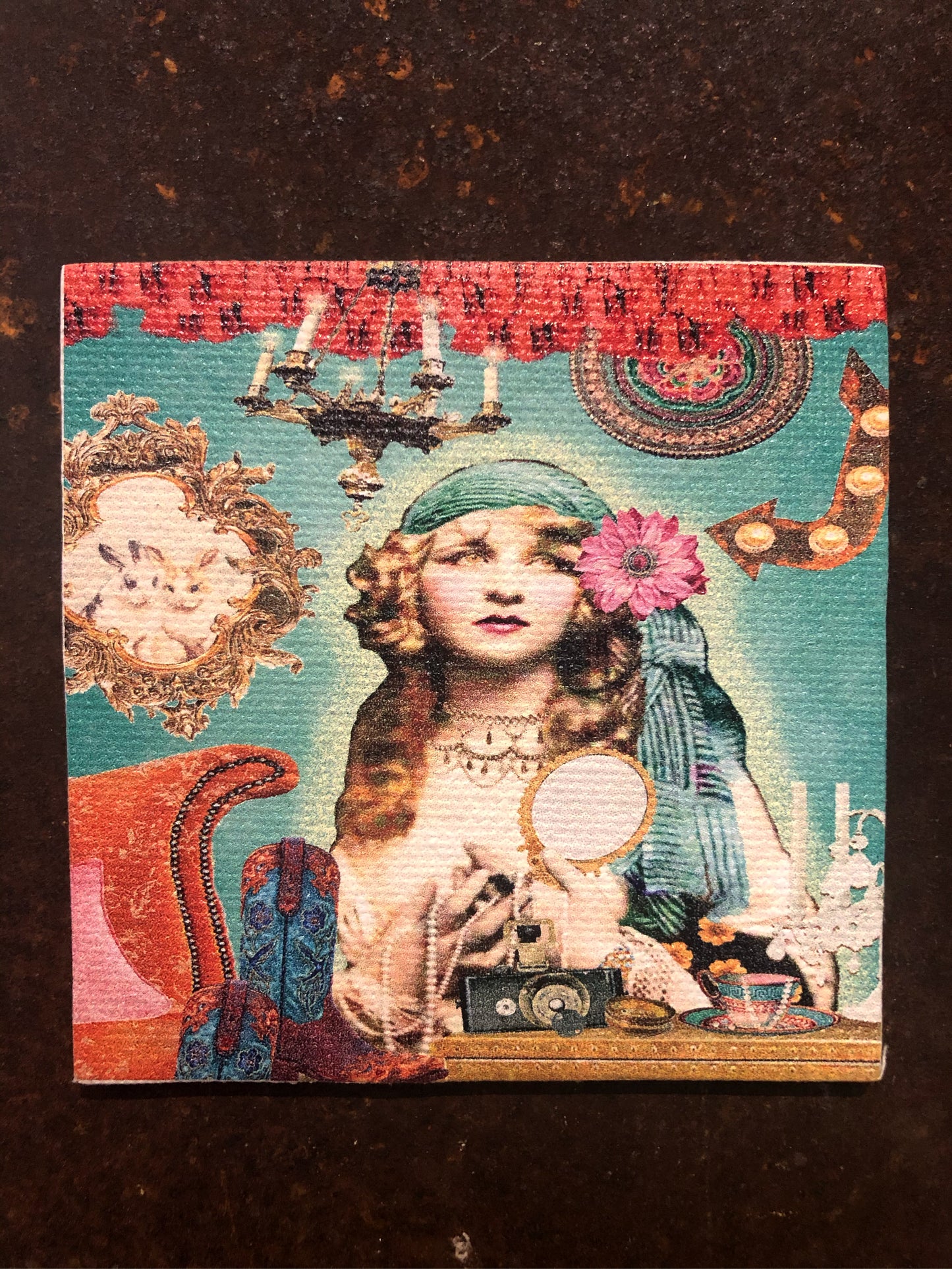 Canvas Magnet- Gypsy in the Mirror