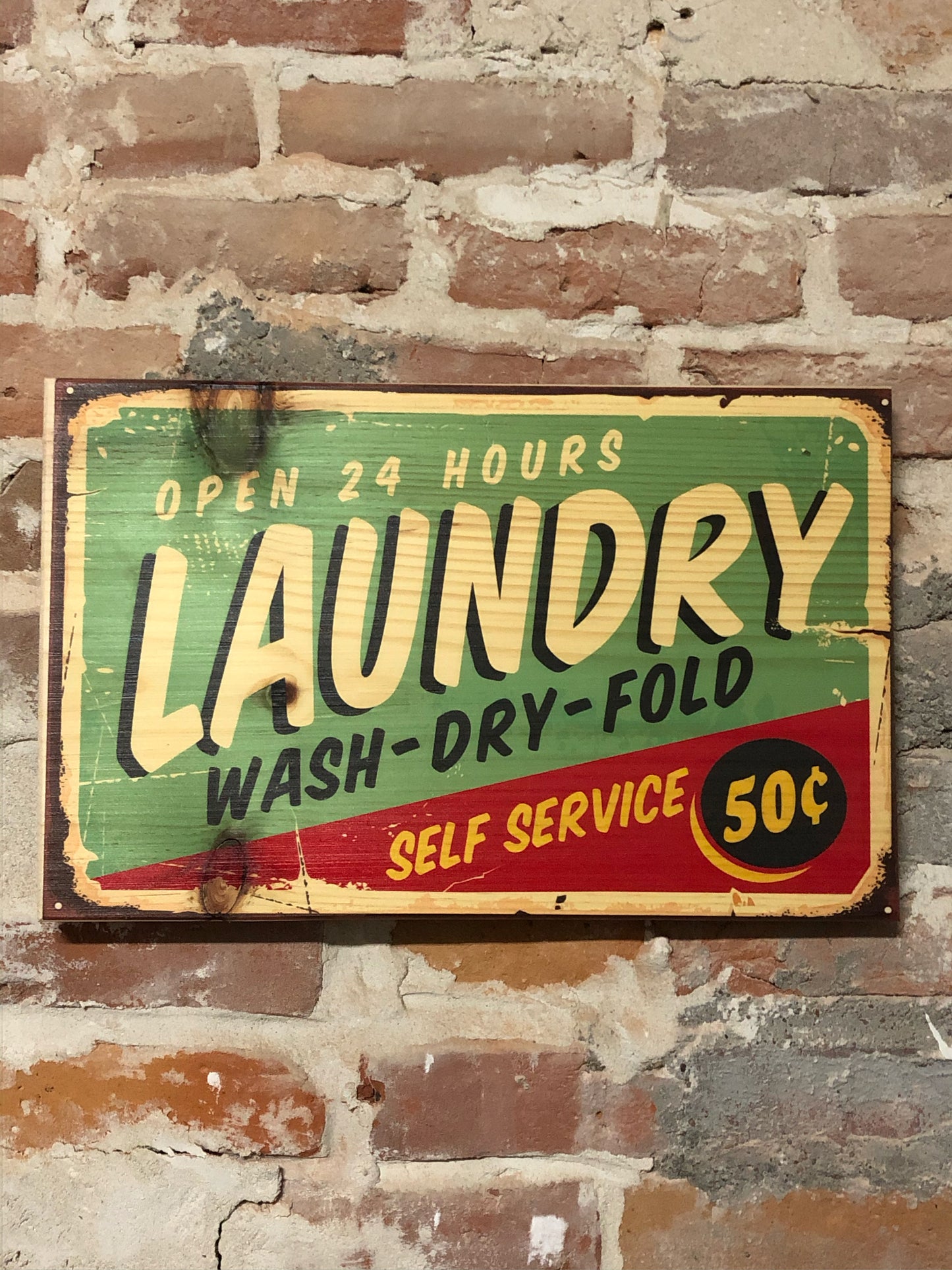 UV Color Handmade Decor-Laundry Room Self Serve