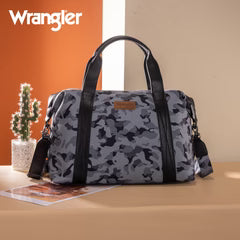 Wrangler Camo Print Collection Duffle Bag -Black