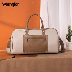 Wrangler Whipstitch Collection Duffle Bag -Light Grey