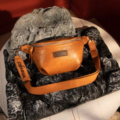 Wrangler Fanny Pack Sling Bag - Light Brown