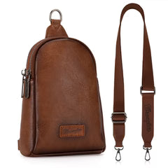 Wrangler Sling Bag Crossbody Brown