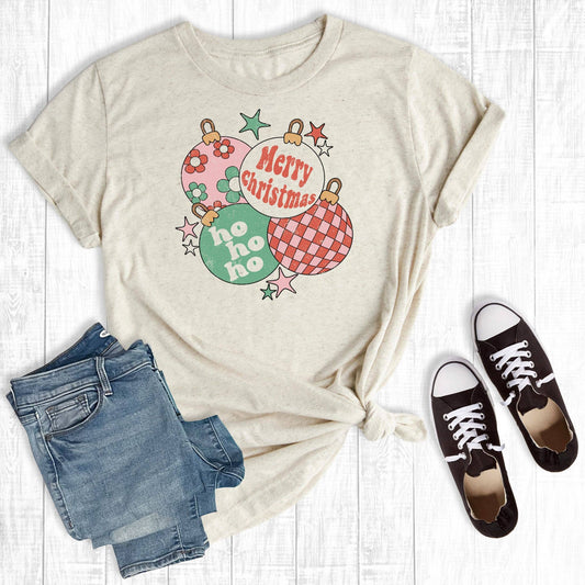 Retro Christmas OrnamentsGraphic Tee
