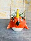 Ceramic Bird Hanging Planter