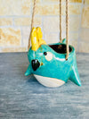 Ceramic Bird Hanging Planter