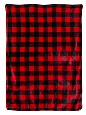 Lumberjack Red Travel Blanket