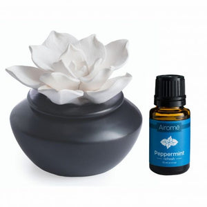 Porcelain Passive Diffuser-Gardenia W/Peppermint oil