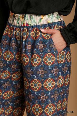 Gypsy Rosa Teal Mix Pants