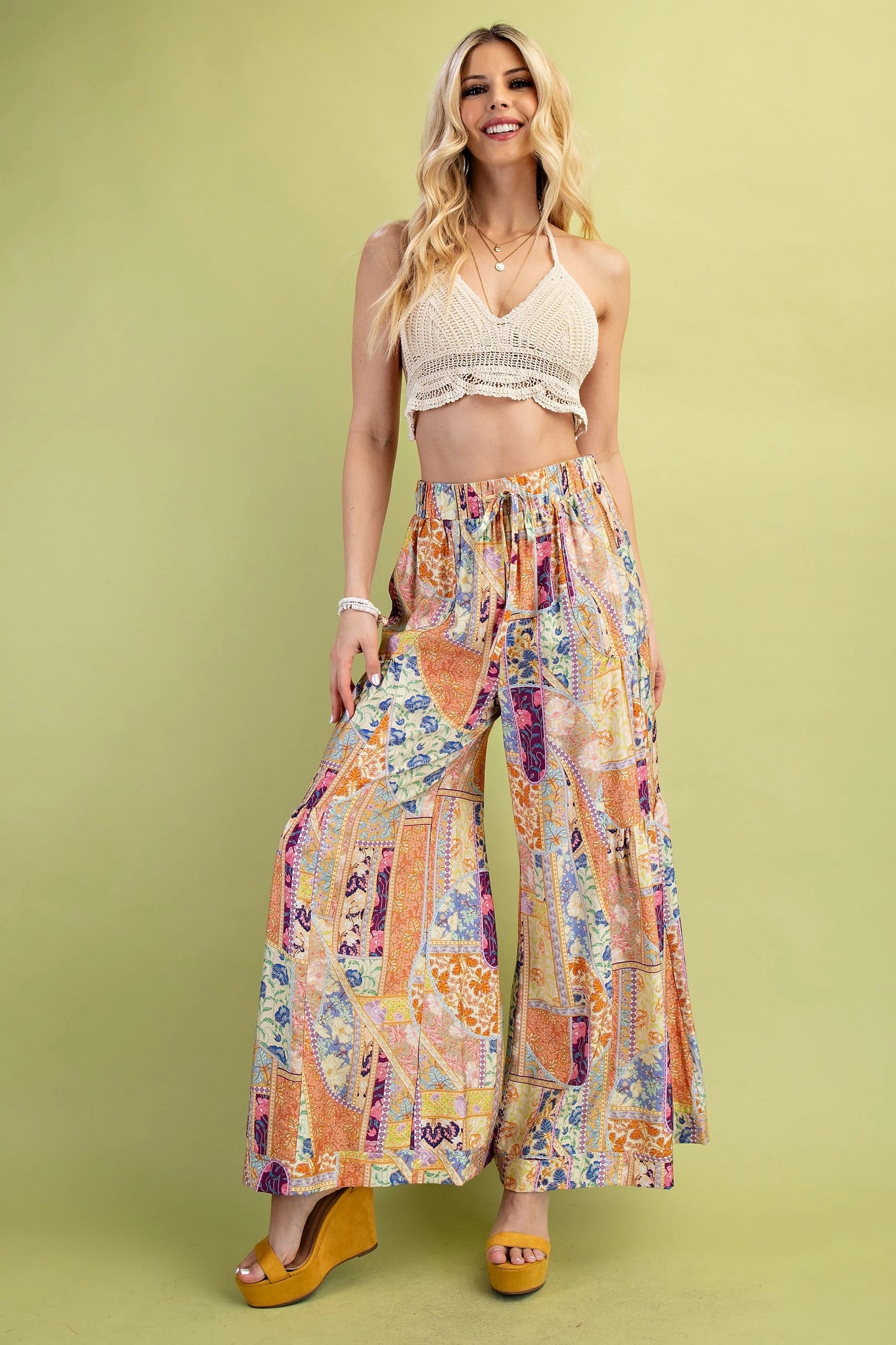 Lainey Lou Boho Pants Orange