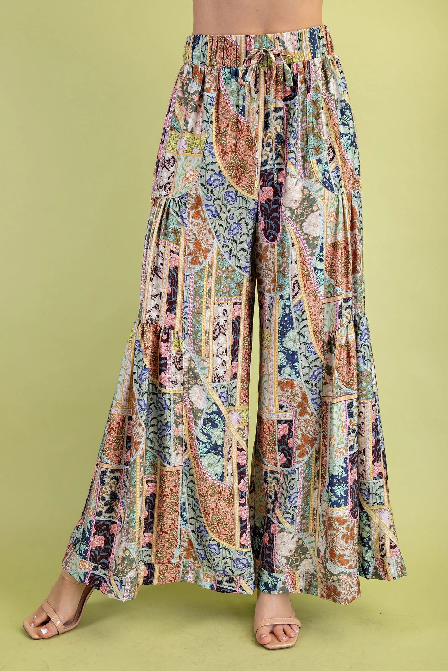 Lainey Lou Boho Pants Dusty Sage