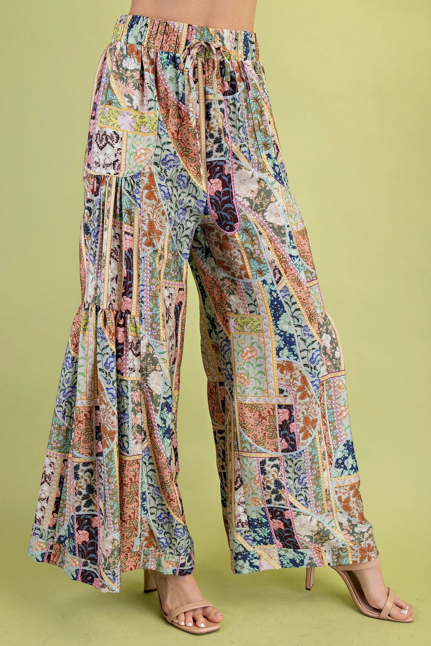 Lainey Lou Boho Pants Dusty Sage
