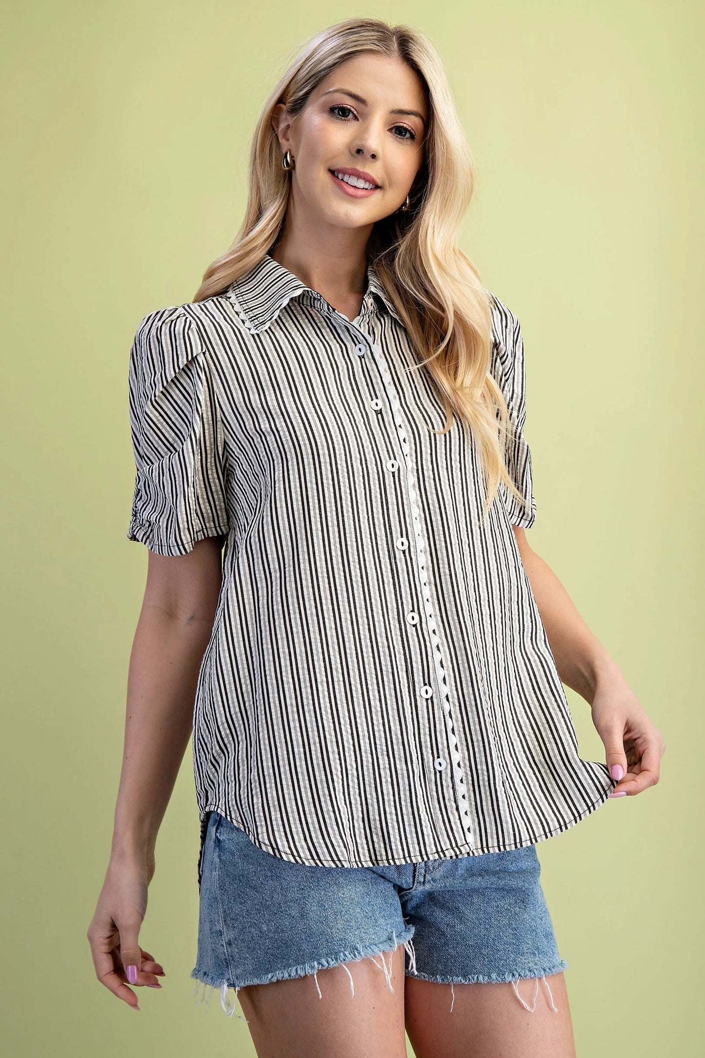 Candie Striped Blouse