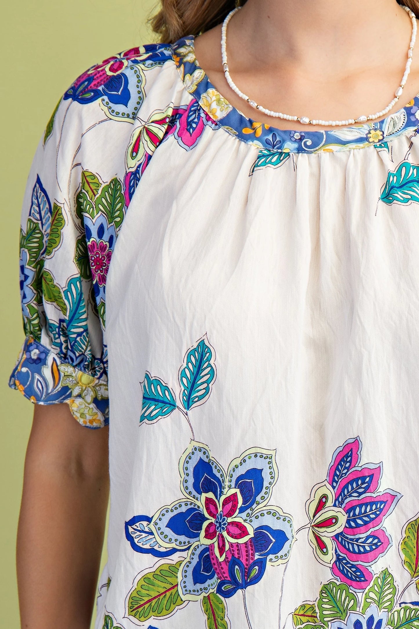 Emilianna Blouse Cobalt Blue