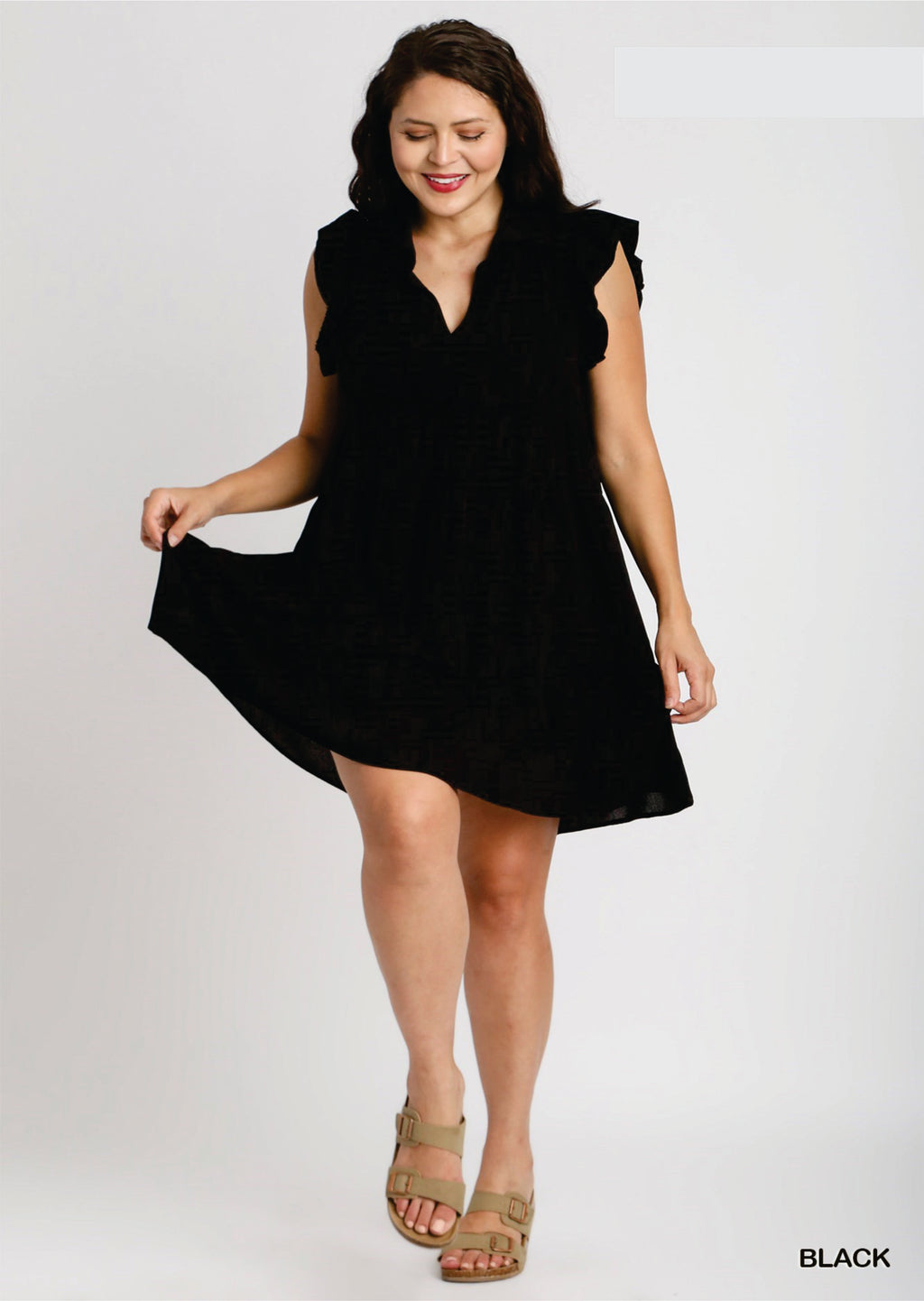 Black Flutter Dress