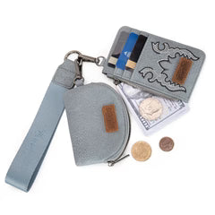 Wrangler Embroidered Dual Pouch Wristlet - Jean