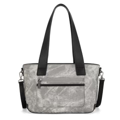 Wrangler Denim Patchwork Tote/Crossbody- Black