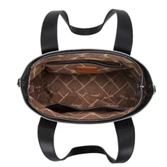 Wrangler Denim Patchwork Tote/Crossbody- Black