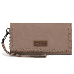 Wrangler Whipstitch Wristlet Wallet KHAKI