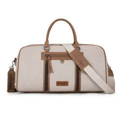 Wrangler Whipstitch Collection Duffle Bag -Light Grey
