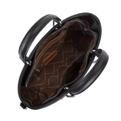 Wrangler Top Handle Tote w/Detachable Card Holder -Black