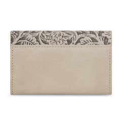 Wrangler Floral Tooled Card Holder - Biege