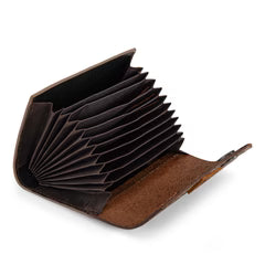 Wrangler Floral Tooled Card Holder - Khaki