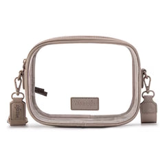 Wrangler Clear Crossbody Bag/Stadium Bag -Nude