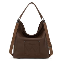Wrangler Aztec Hobo Fringe Bag Brown