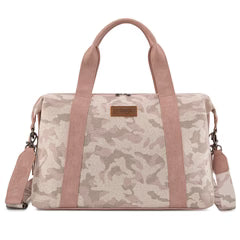 Wrangler Camo Print Collection Duffle Bag -Pink