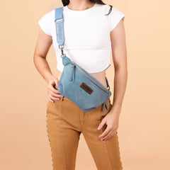 Wrangler Fanny Pack Sling Bag - Jean