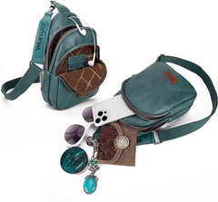 Wrangler Sling Bag - Turquoise
