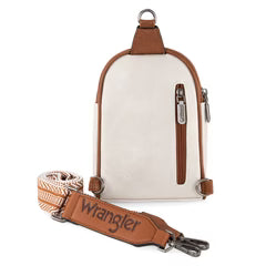 Wrangler Sling Chest Bag - Biege Brown