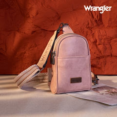 Wrangler Sling Chest Bag - Pink