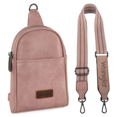 Wrangler Sling Chest Bag - Pink