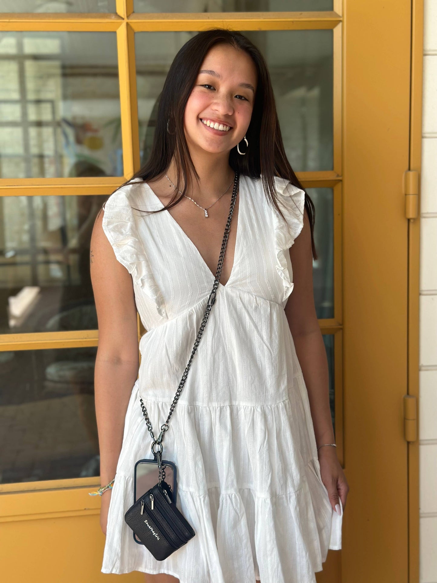 Clip & Go Crossbody Phone Accessory : Gun Metal