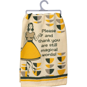 Please Thank You Magical Words Kitchen Towel