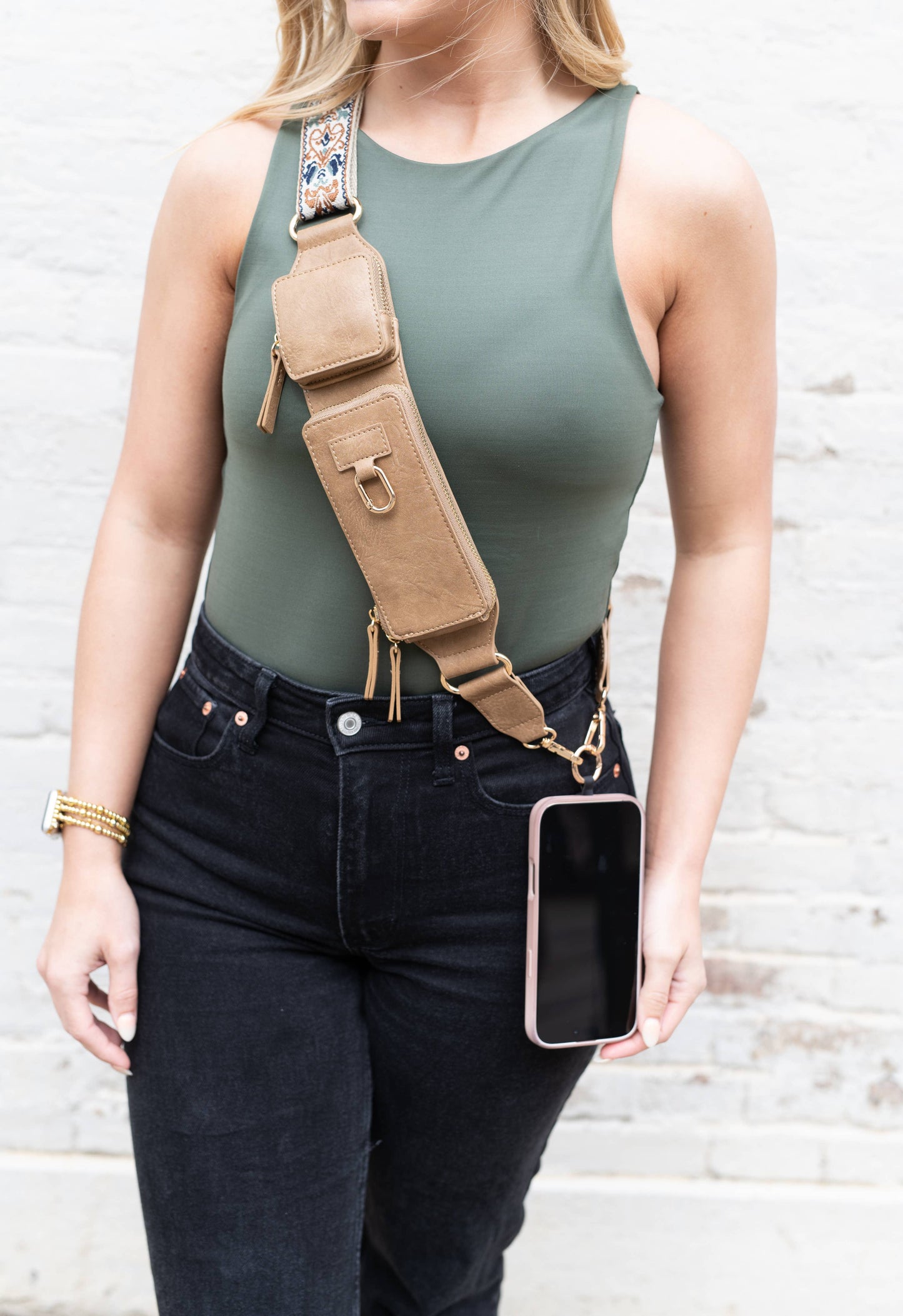 Zip & Clip Strap: Cappuccino