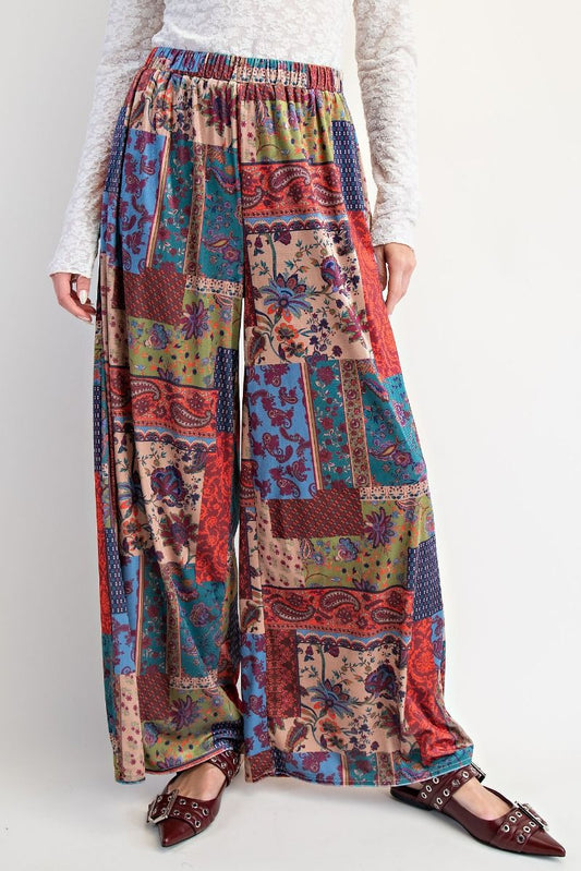 Bandy Boho Velvet Pants