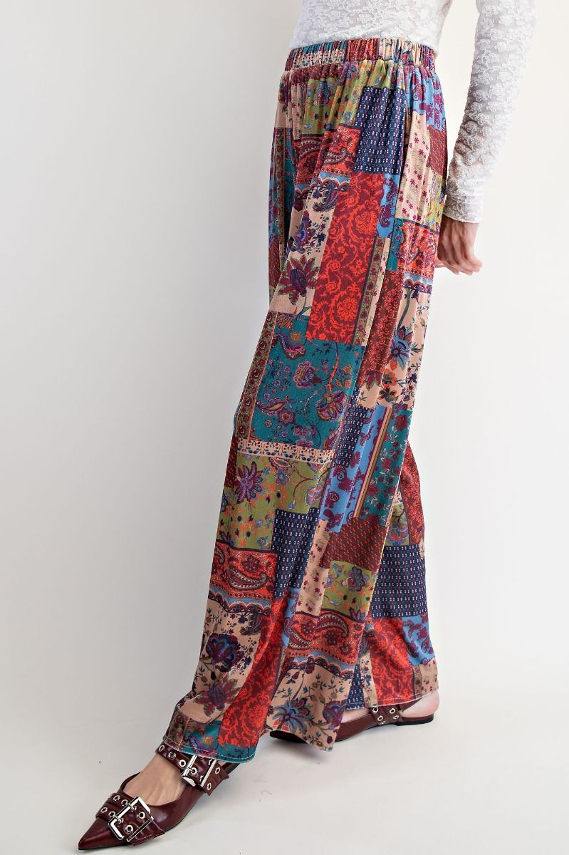 Bandy Boho Velvet Pants